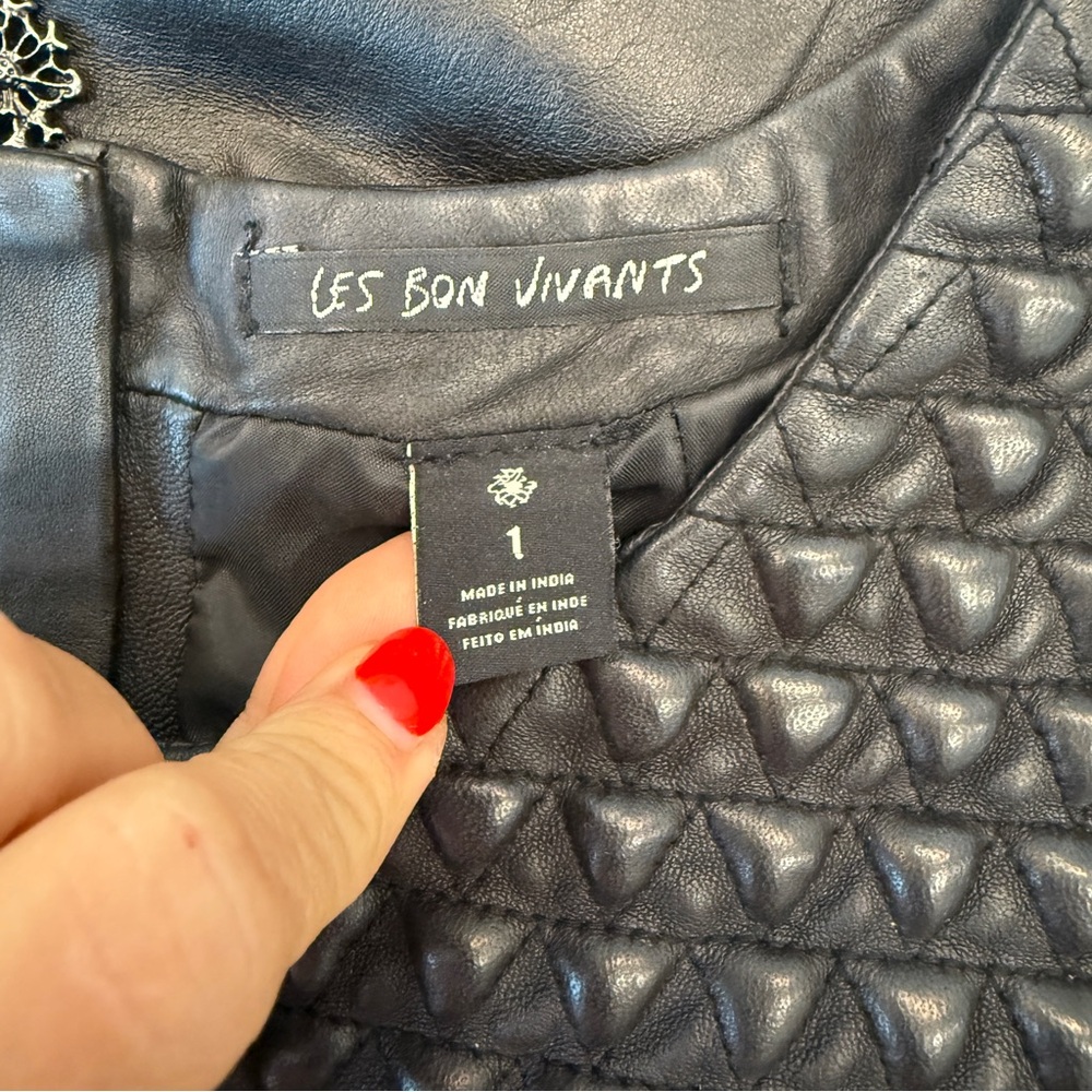 Maison Scotch Leather blouse - Picture 6 of 8